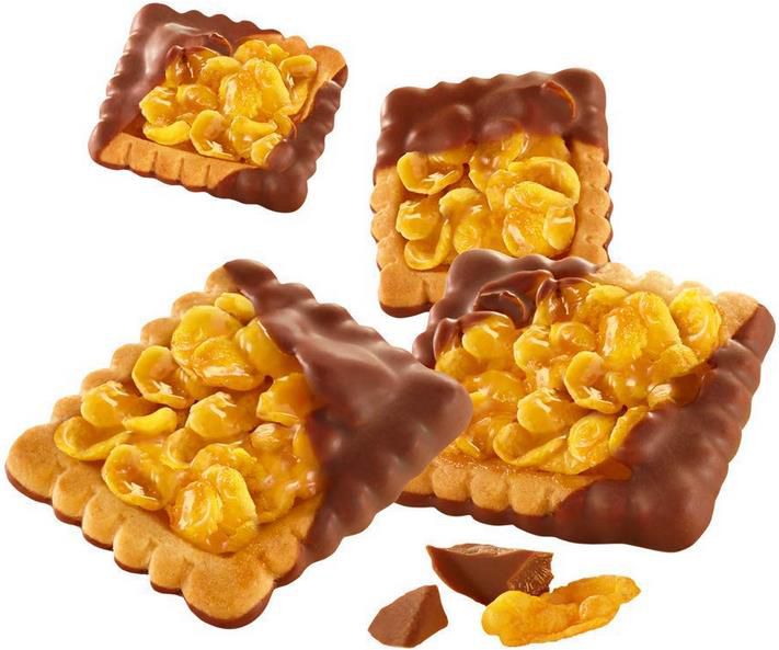 10er Pack LEIBNIZ Knusper Snack Cornflakes Schoko ab 11,91€ (statt 16€)   Prime Sparabo