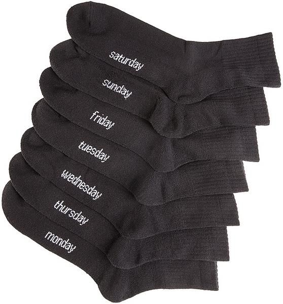 42 Paar (2x 21) DAILYSOXX Herren Short Crew Socken Everyday mit Frotteesohle für 47,98€ (statt 60€)