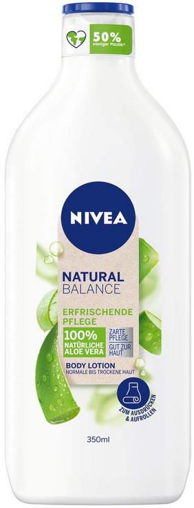 3er Pack NIVEA Natural Balance Aloe Vera Body Lotion 3 x 350 ml ab 7,26€ (statt 15€)   Prime