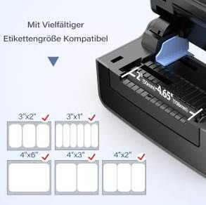 iDPRT SP410 Thermoetikettendrucker mit 203dpi für 86,20€ (statt 139€)