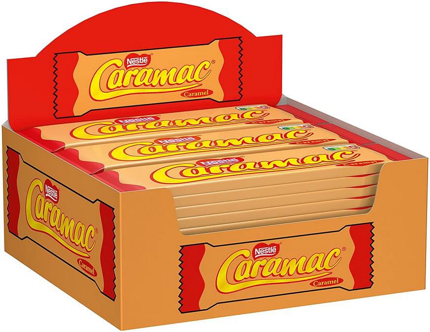 36er Pack Nestle Caramac Caramel   Karamell Riegel 36 x 30g ab 12,79€ (statt 19€)   Prime