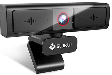 SUIRUI 1080P HD Webcam mit Autofokus & 90° Sichtfeld für 21,66€ (statt 30€)