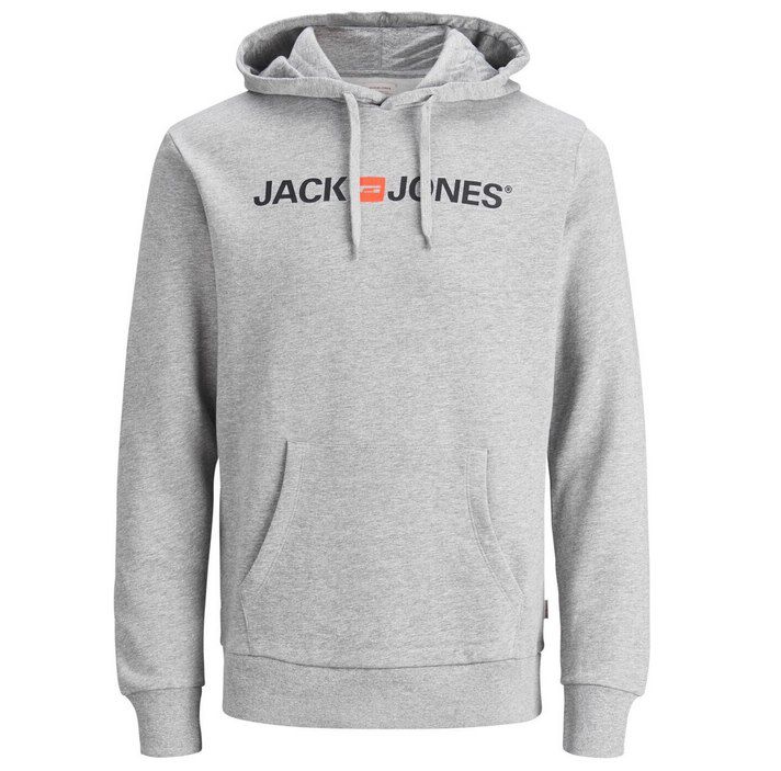 JACK & JONES Hoodie Jjecorp in Grau und Schwarz für je 15,99€ (statt 23€)