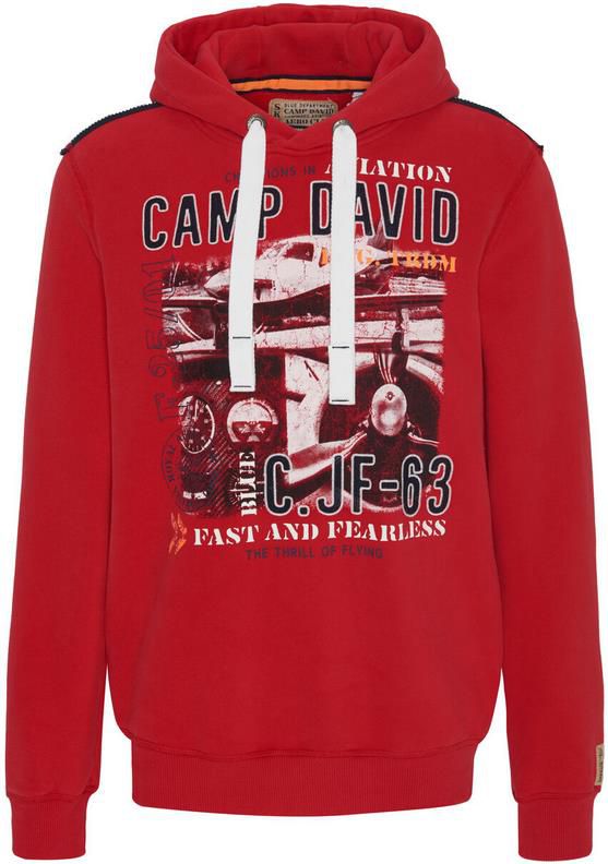 Camp David Herren Hoodie in drei Farben für je 40,94€ (statt 80€)