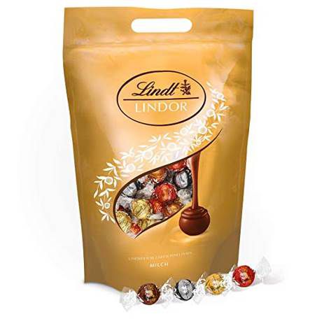 2kg Lindt LINDOR Mischbeutel Schokoladenkugeln (ca. 160 Stück) ab 30,59€ (statt 40€)   Prime Sparabo