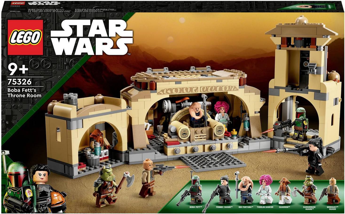 Lego 75326 Star Wars Boba Fetts Thronsaal für 71,54€ (statt 85€)