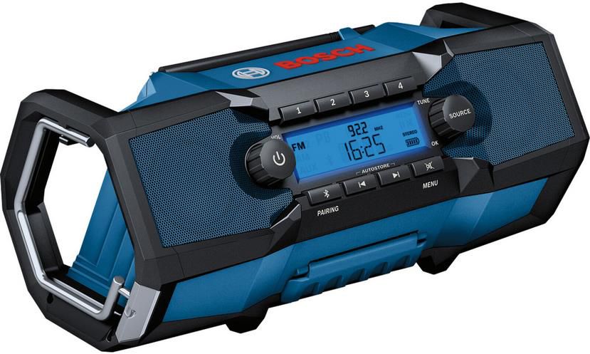 Bosch Professional GPB 18V 2 C   Baustellenradio mit Klinke, Bluetooth, FM für 120,24€ (statt 147€)