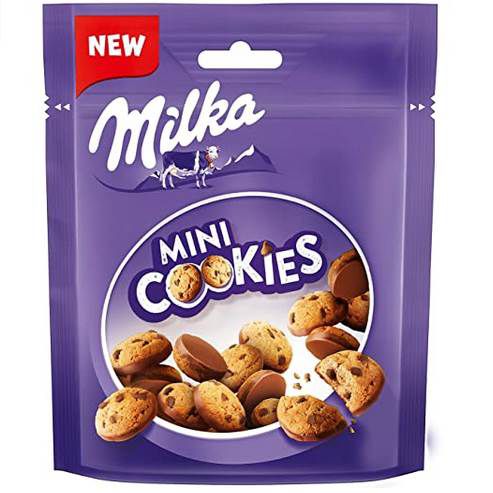 8x Milka Mini Cookies (je 110g) Mini Kekse mit Schokoladenstückchen ab 9,54€ (statt 13€)   Prime Sparabo