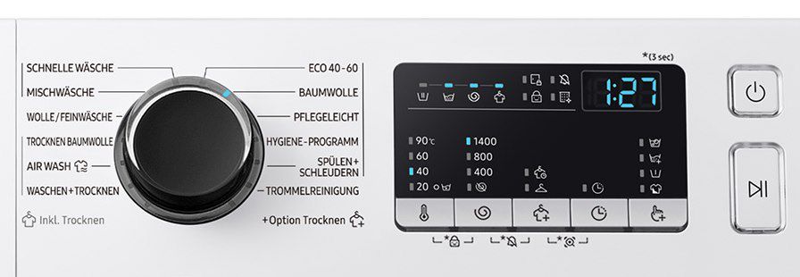 Samsung WD81T4049CE/EG Waschtrockner mit 8/5 kg & 1400 U/min für 449€ (statt 515€)