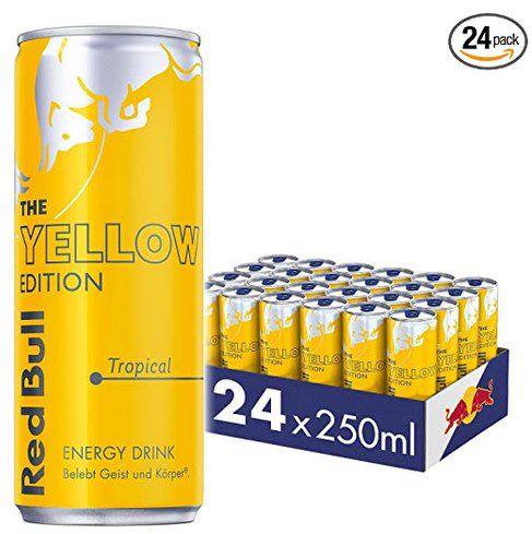 24x Red Bull Energy Yellow Edition Tropical ab 21,31€ (statt 28€)