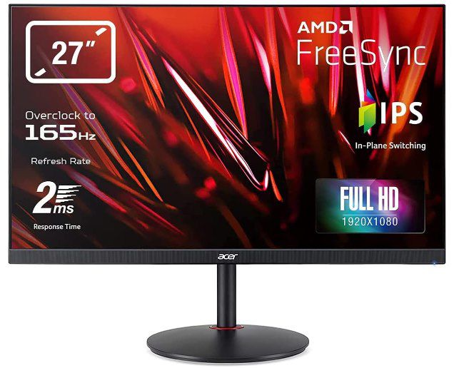 Acer Nitro XV270P Gaming Monitor mit 144Hz & FreeSync für 199€ (statt 226€)