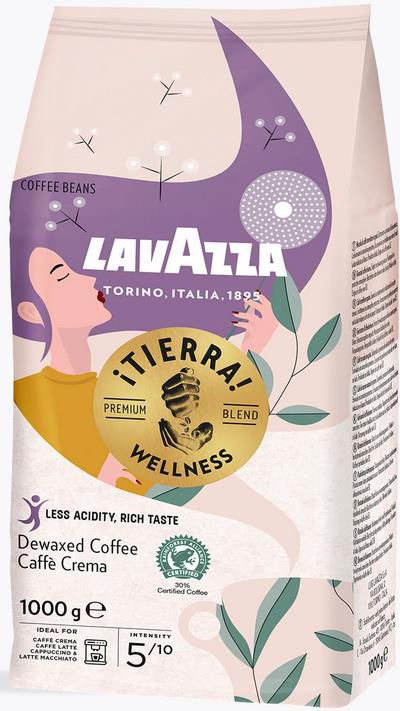 Lavazza ¡Tierra! Wellness Arabica  und Robusta Kaffeebohnen, 1kg für 12,99€ (statt 21€)   Prime