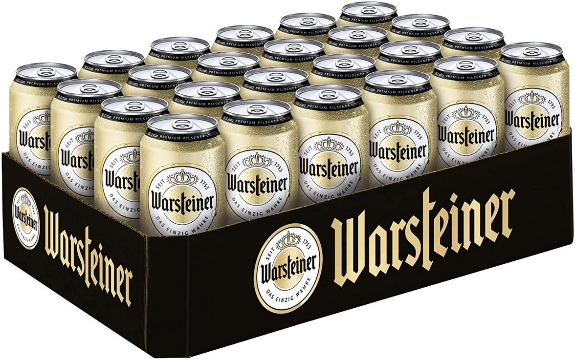 24x Warsteiner Premium Pilsener 0.5 l Dosen ab 17€ (statt 23€)