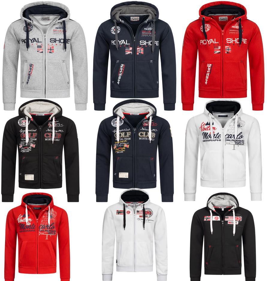 Geographical Norway FVSB Herren Sweat Jacke in versch. Designs für je 32,90€ (statt 40€)