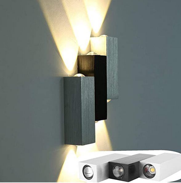 Asvert 6W LED Wandleuchte für Innen aus Aluminium für 8,49€ (statt 17€)   Prime