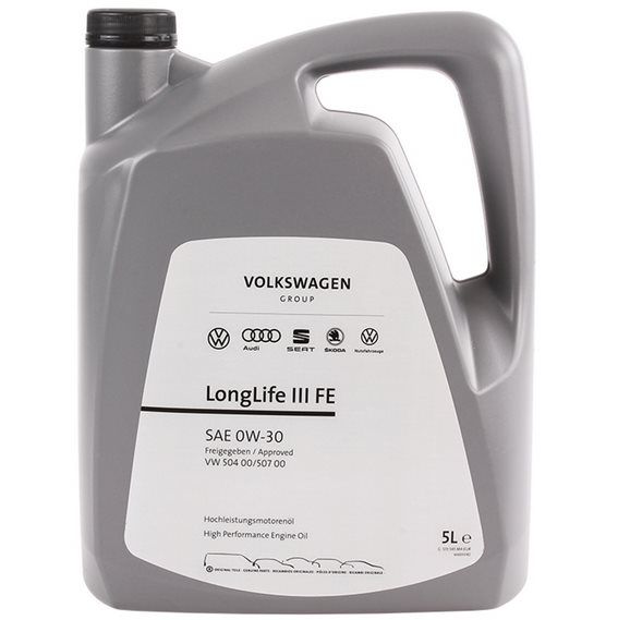 5L Volkswagen LongLife III FE SAE 0W30 Motoröl für 34,49€ (statt 38€)