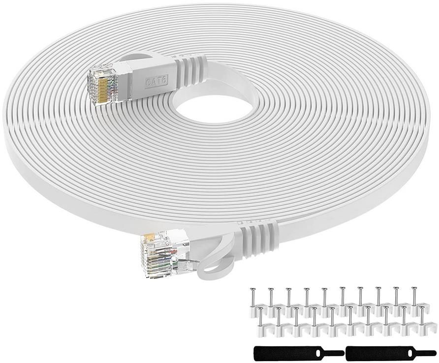 15m Lovicool Flachband Netzwerkkabel Cat6 1000Mbit/s für 5,87€ (statt 14€)