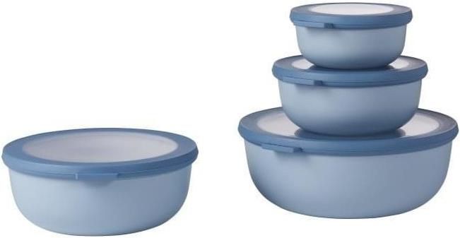 Mepal Cirqula Multischüssel Set flach in Blau 4 teilig für 16,19€ (statt 27€)   Prime