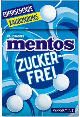 10er Pack Mentos Peppermint Zuckerfrei, 10 x 45g Böxli ab 11,92€ (statt 15€)   Prime Sparabo