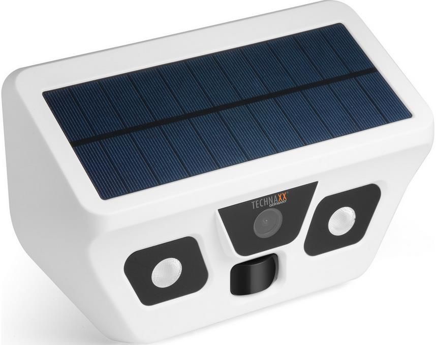 Technaxx Tx 156 Solar Außenkamera mit Beleuchtung für 65,90€ (statt 112€)