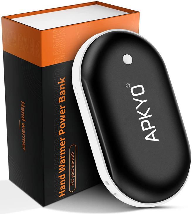 Apkyo wiederaufladbarer Handwärmer mit Powerbank   5.200mAh für 11,99€ (statt 24€)