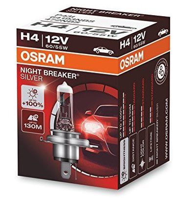 3x Osram Night Breaker Silver H4 Halogen Scheinwerferlampe für 9,18€ (statt 15€)