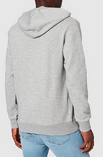 Jack & Jones Jjsoldier Logo Hoodie in Grau für 14,99€ (statt 25€)   Prime