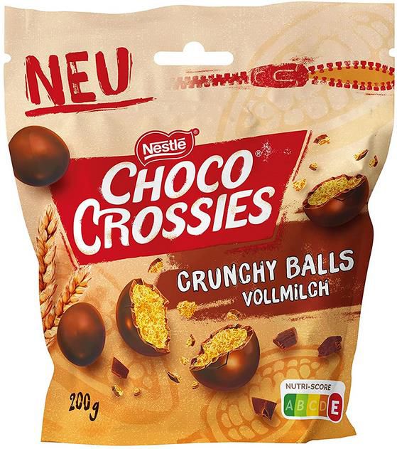 14er Pack Nestlé Choco Crossies Crunchy Balls Vollmilch, 14 x 200g ab 33,24€ (statt 43€)   Prime