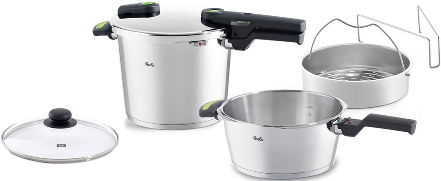 Fissler Vitaquick Green Schnellkochtopf Set 5 teilig für 228,86€ (statt 317€)