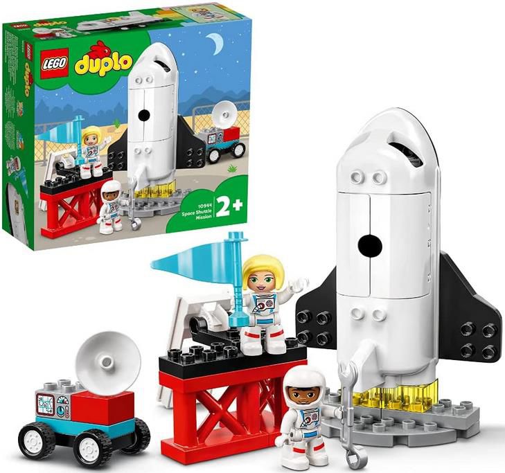 LEGO 10944 DUPLO Spaceshuttle Weltraummission Rakete für 12,99€ (statt 17€)   Prime