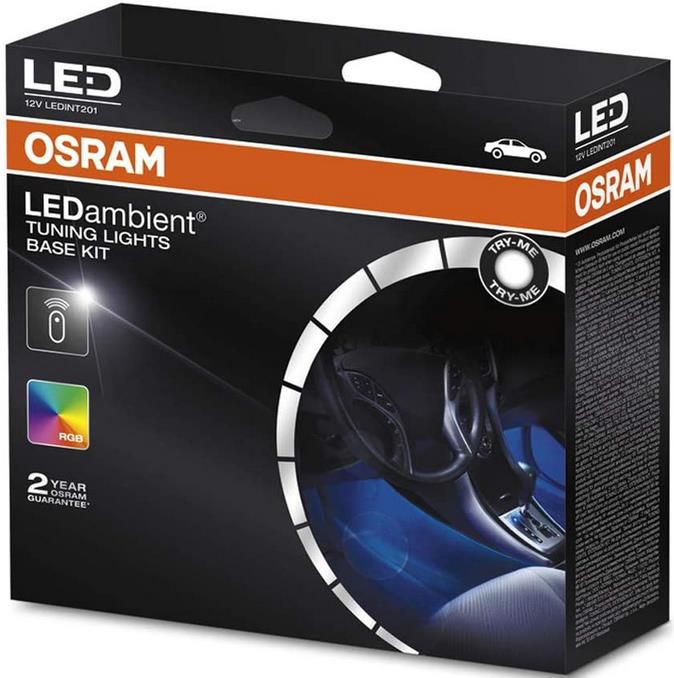 Osram LED Ambient Tuning Lights Base Kit  12V   2x 30,5cm   mit Fernbedienung für 34,61€ (statt 48€)