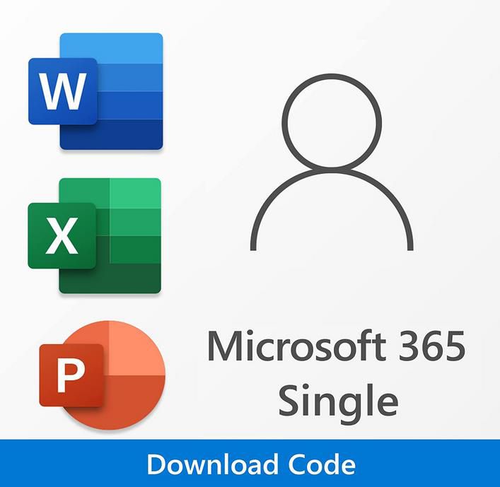 Microsoft 365 Single   5 Geräte, 1 Nutzer, 1 Jahr für 34,99€ (statt 43€)