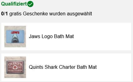 Zavvi: Jaws Handtücher + Gratis Badematte   z.B. Jaws Iconic Badetuch mit Badematte für 25,98€ (statt 36€)