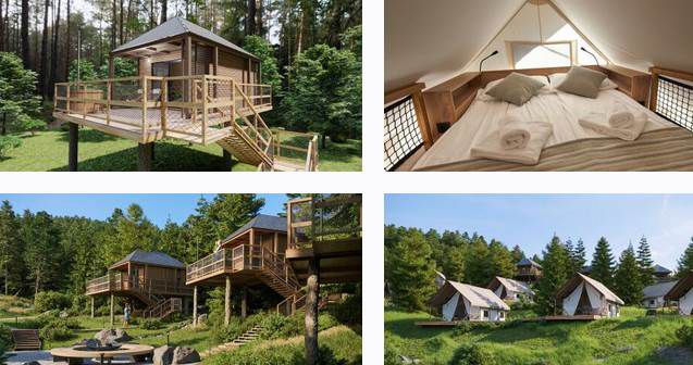 2 ÜN im Glamping Village Kötschach in Kärnten (AT) im Luxus Baumhaus oder Aurora ab 119€ p.P.