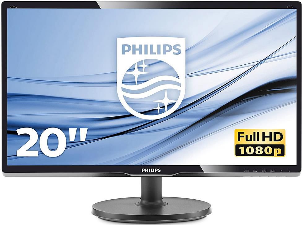 Philips 200V4QSBR/00 19,5 Zoll Full HD Monitor mit mattem Display für 99€ (statt 170€)