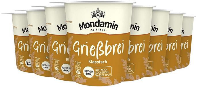 8er Pack Mondamin Grießbrei Klassisch   8x60g ab 7,62€ (statt 11€)   Prime