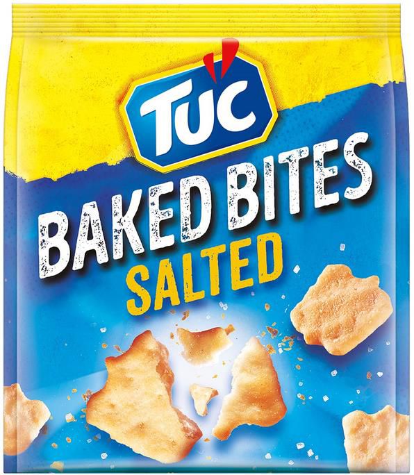 6er Pack TUC Baked Bites Salted   Fein gesalzene Mini Cracker, 110g ab 5,52€ (statt 11€)   Prime