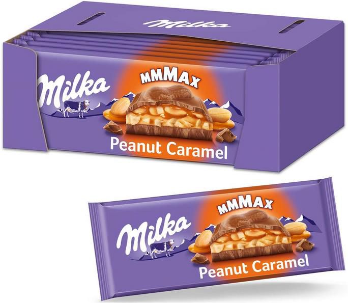 12x Milka Peanut Caramel   276g Großtafel mit Erdnuss Karamell ab 22,03€ (statt 36€)   Prime