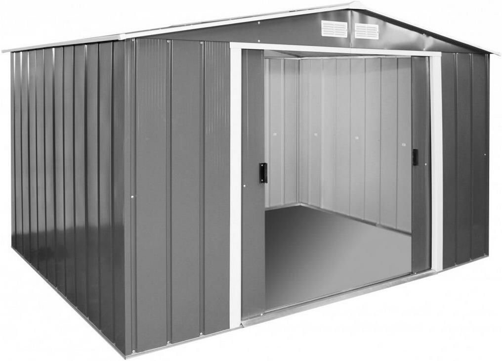 Duramax Eco Shed Metallgerätehaus 10 x 8   322,1 x 242,2 x 196,1 cm für 388,99€ (statt 514€)