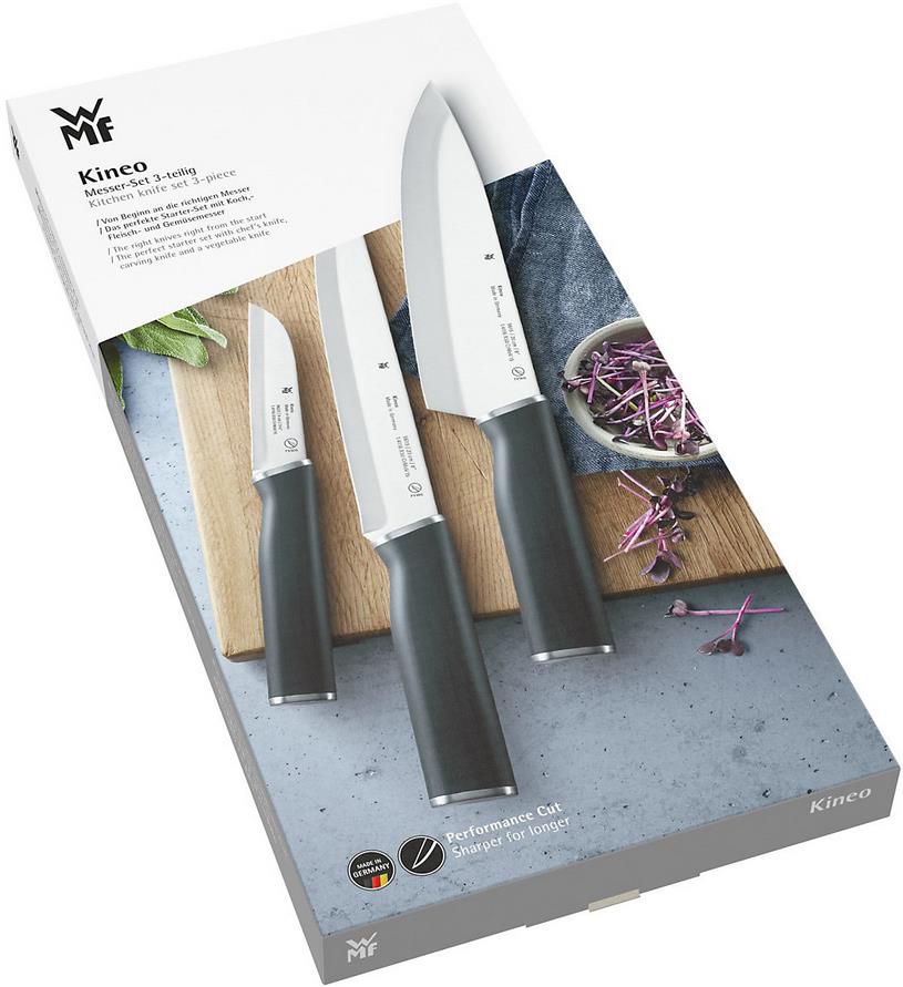 WMF Kineo Messer Set mit geschmiedeten Klingen 3 tlg. für 56,64€ (statt 66€)