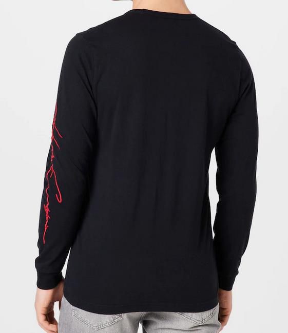Hollister Herren Sweatshirt in Schwarz/Rot für 13,90€ (statt 29€)