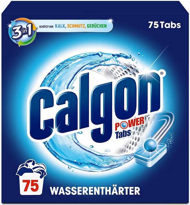 75er Packung Calgon 3 in 1 Power Tabs   Wasserenthärter und Reiniger für 11,15€ (statt 18€)   Prime