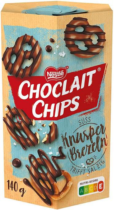 15er Pack Nestlé Choclait Chips Knusperbrezel 15x140g ab 21,84€ (statt 36€)   Prime Sparabo