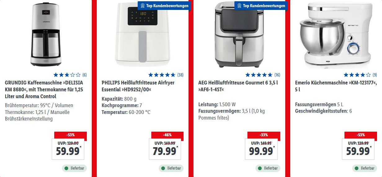 Lidl Winterschlussverkauf: Bis zu 84% Rabatt + Versandkostenfrei ab 49€   z.B. GSW Pfannen Set Nova, 3 teilig für 29,94€ (statt 40€)