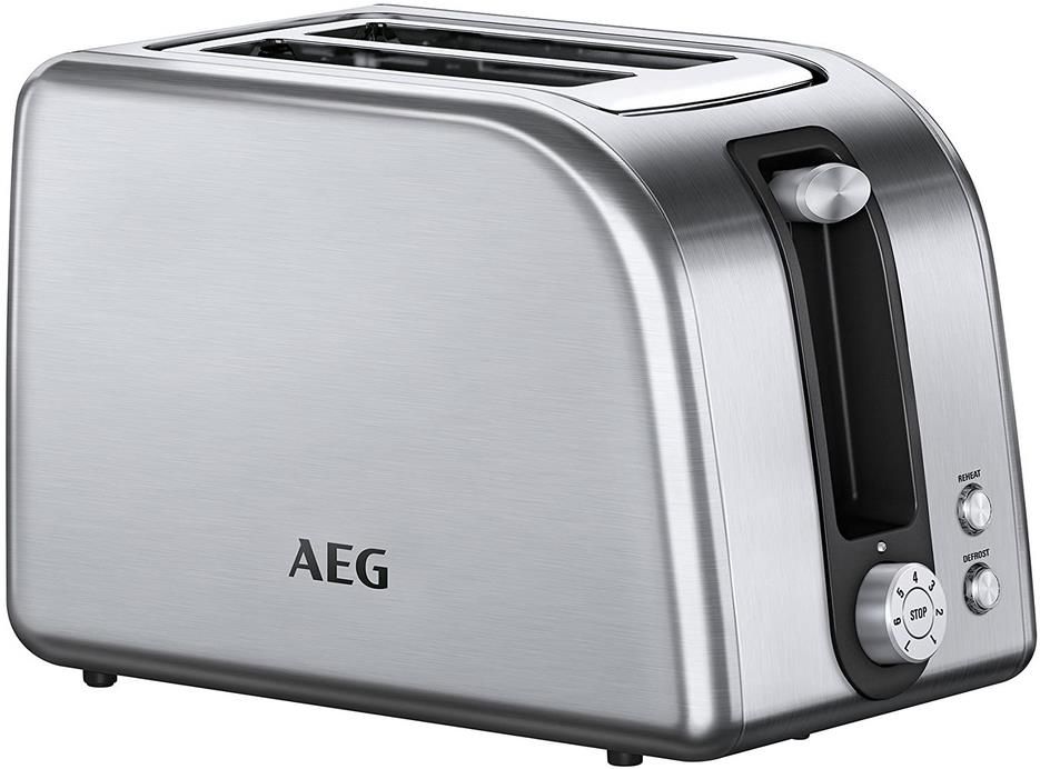 AEG AT 7750 Toaster   7 Bräunungsgrad Einstellungen und Stopp , Auftau  & Aufwärmfunktion für 49,99€ (statt 75€)