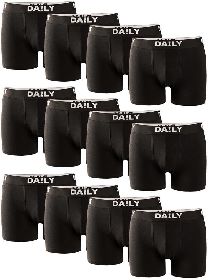 12er Pack DAILY Underwear Herren Boxershorts für 39,99€ (statt 55€)