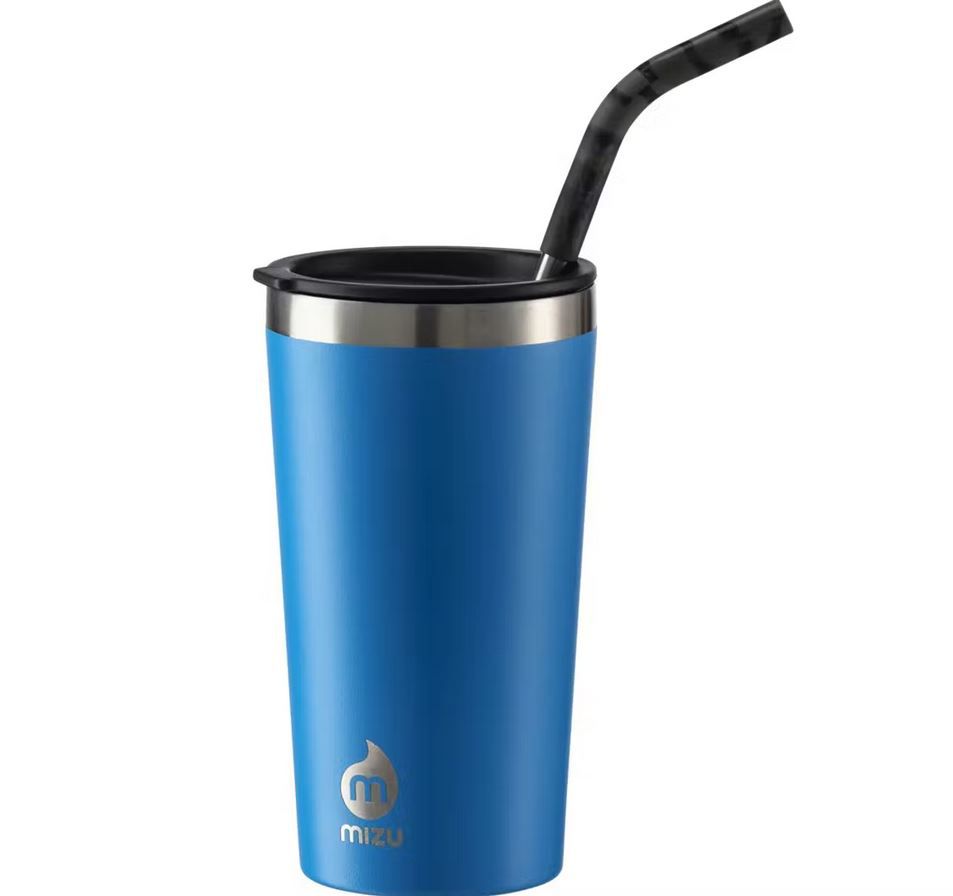 MIZU Tumbler 16   Edelstahl Trinkbecher mit Trinkhalm für 8,23€ (statt 20€)   Nur noch in Rot