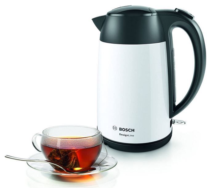 Bosch TWK3P421 Wasserkocher Design Line 1.7 L für 21€ (statt 35€)