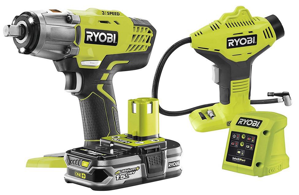 Ryobi R18IWPI 115G Akku Schlagschrauber & Kompressor 18 V für 181,99€ (statt 216€)