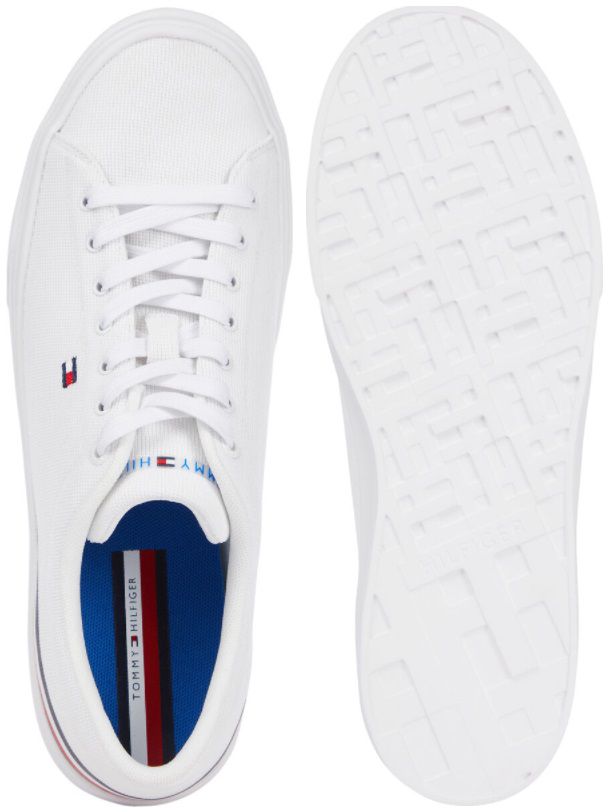 Tommy Hilfiger Sneaker LIGHTWEIGHT STRIPES in Weiß ab 38,49€ (statt 49€)   Restgrößen